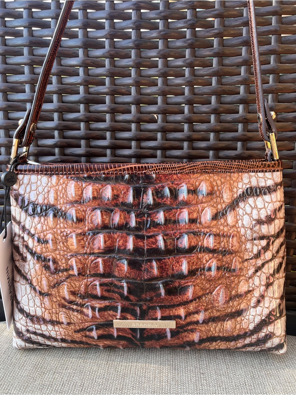NWT Brahmin LORELEI in FELINE HERMOSA Shoulder Bag